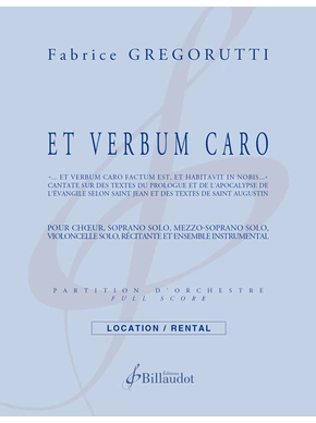 Et verbum caro Cantate